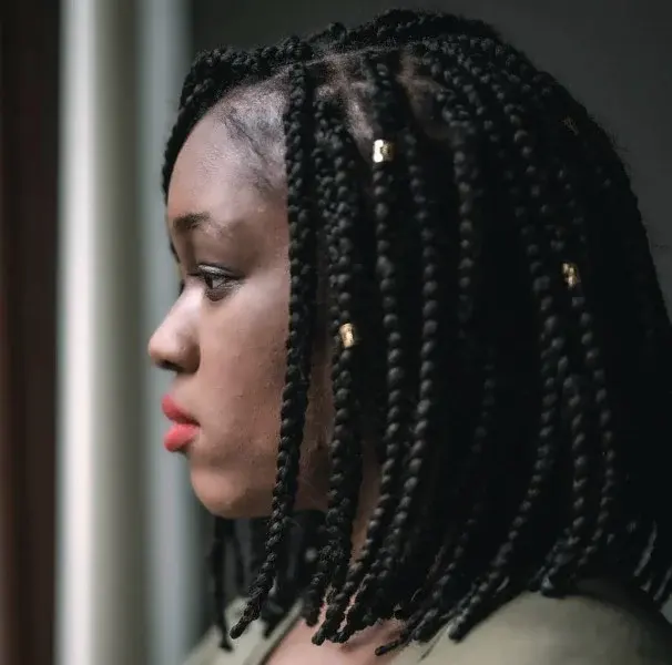 Bob Box Braids Shoulder Length Crown Royale Book London Mobile Afro Hair Stylist Braider Near Me FroHub