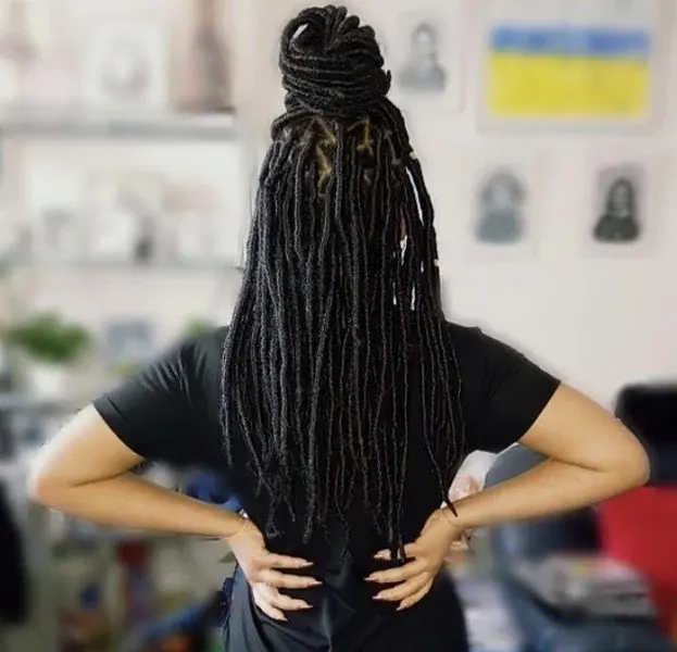 Faux Locs Goddess Bohemian Soft HairbyGrace Book Black Afro London Mobile Hairdresser Near Me Braider FroHub