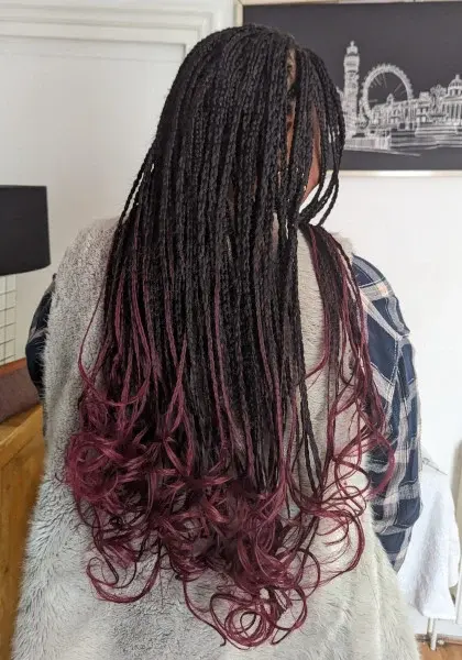 French Curl Braids London Mobile Afro Hairdresser Braider Near Me Crown Royale FroHub