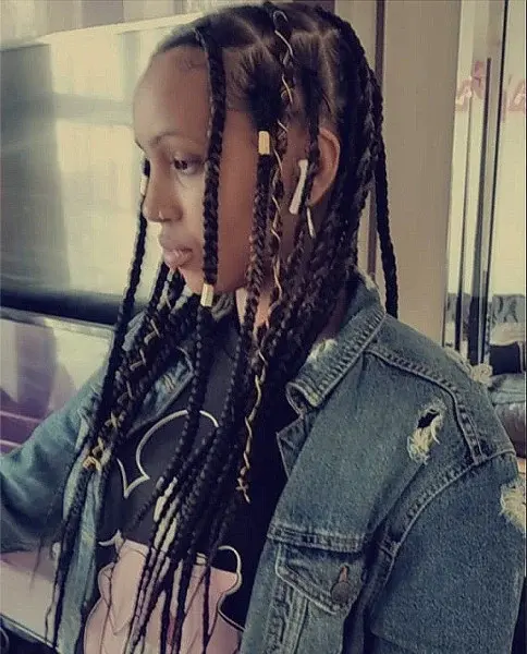 Jumbo Box Braids Crown Royale Book London Mobile Afro Hairdresser Braider Near Me FroHub