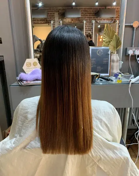 Keratin Treatment Brazilian Blow Dry Hair Straightening Silk Press Natural Afro Curly Black London Hairdresser Salon Beyondthebrush Book Near Me FroHub