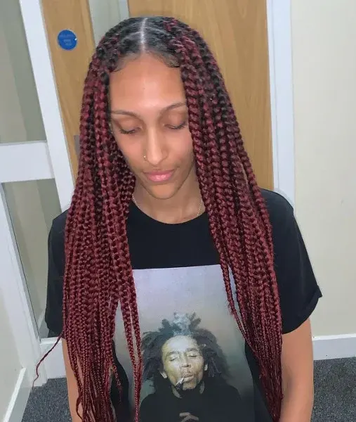 Knotless Box Braids Braiding Meraki Book Black Afro London Hairdresser Salon Braider Near Me FroHub