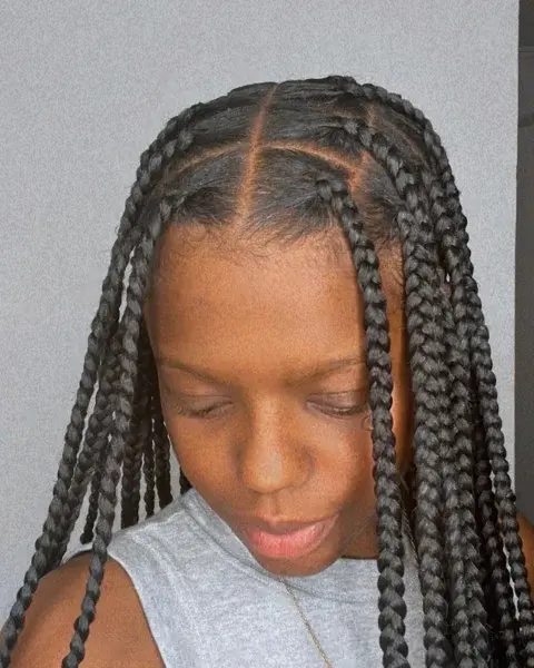 Knotless Box Braids The Green Chair Book London Afro Hairdresser Black Salon Braider Near Me FroHub