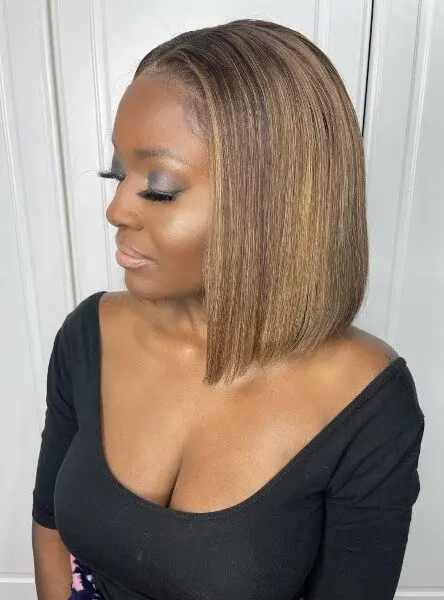 Light Brown Highlights Lace Frontal Wig Weave Maker Symmetry Beauty Book Black Afro London Hairstylist FroHub