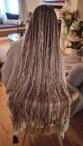 Long Goddess Braids Crown Royale Book London Mobile Afro Hair Stylist Braider Near Me FroHub