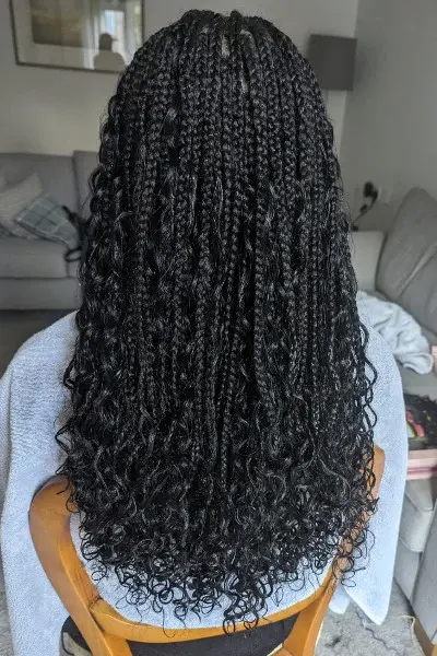 Small Goddess Braids Crown Royale Book London Mobile Afro Hairdresser Braider Near Me FroHub
