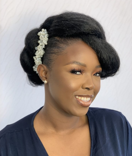Afro Bridal Wedding Hairdresser Symmetry Beauty Book London UK Black Hair Stylist Appointment Near Me FroHub