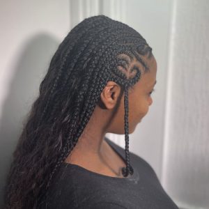 Bohemian Fulani Tribal Braids Cornrows Feed In SlayedbyEd Book South London Afro Hairdresser Salon Braider Near Me FroHub
