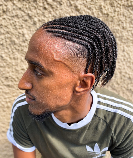 Men's Barber Cornrows Feed In Braids 2 Strand Twists Hairbywinta Book Black Afro West London Hairdresser Barber Men's Hair Stylist Salon Near Me Braider FroHub
