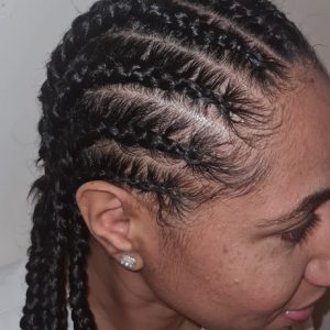 Cornrows Feed In Stitch Lemonade Braids LottaHairandBeauty Book Black Afro London Mobile Hairstylist Near Me FroHub