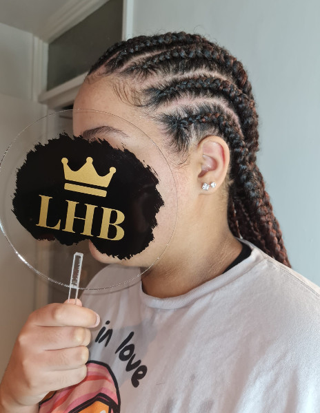 Cornrows Feed In Stitch Lemonade Braids Lotta Hair and Beauty Book Mobile London Afro Hairdresser Black Hair Salon Braider Near Me FroHub