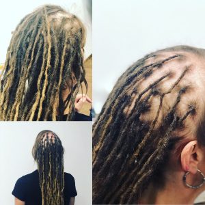 Crochet retwist dreads Naturally Ameira Book London Afro Hair Salon Black Hair Stylist Braider Near Me FroHub