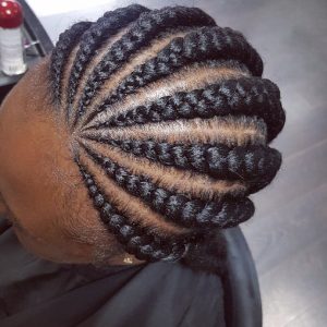 Feed In Braids Cornrows Stitch WhitneiiHairLounge Book Black Afro London Hairdresser Near Me FroHub