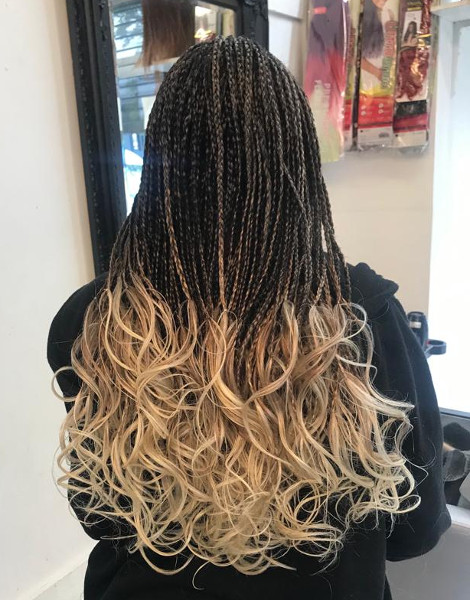 French Curl Braids North London Afro Hairstylist Black Hair Salon Near Me Luemas Touch FroHub