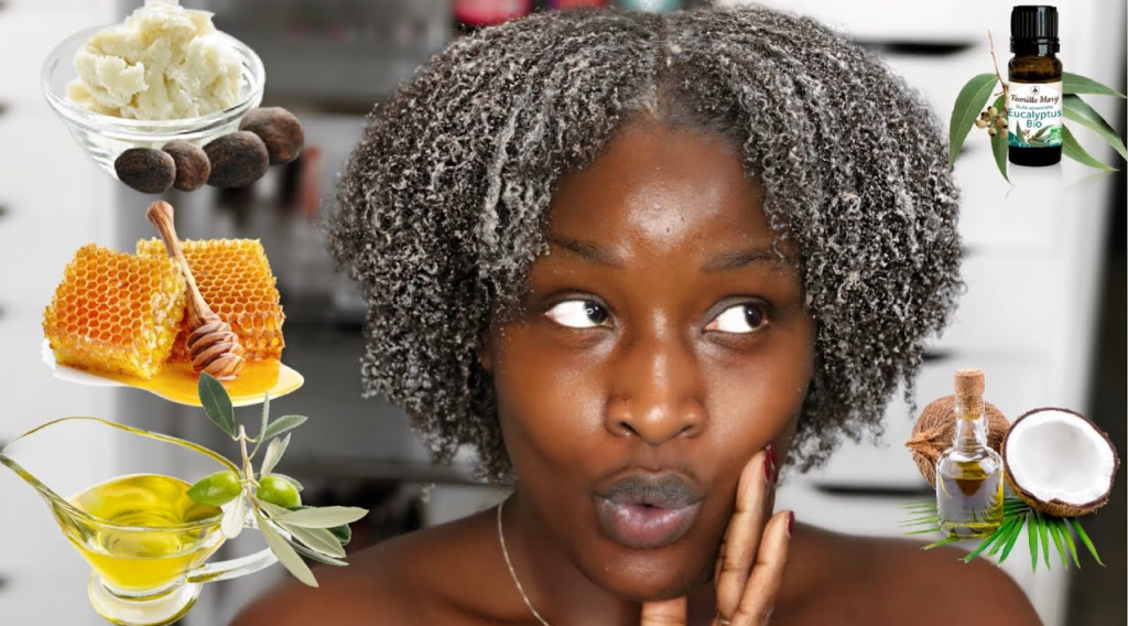 Afro Curly Hair Mask Homemade DIY