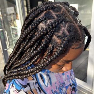 Jumbo Knotless Box Braids Victoria Hair Factory Book London Braider Afro Hair Salon Black Hairdresser Near Me FroHub