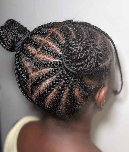 Kids Children Cornrows Braids Book Black Afro London Mobile Natural Hair Stylist Itoju Near Me Braider FroHub