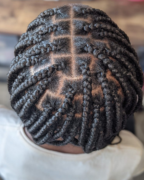 Kids Knotless Box Long Braids Itoju Book Black Afro London Mobile Hairstylist Braider Near Me FroHub