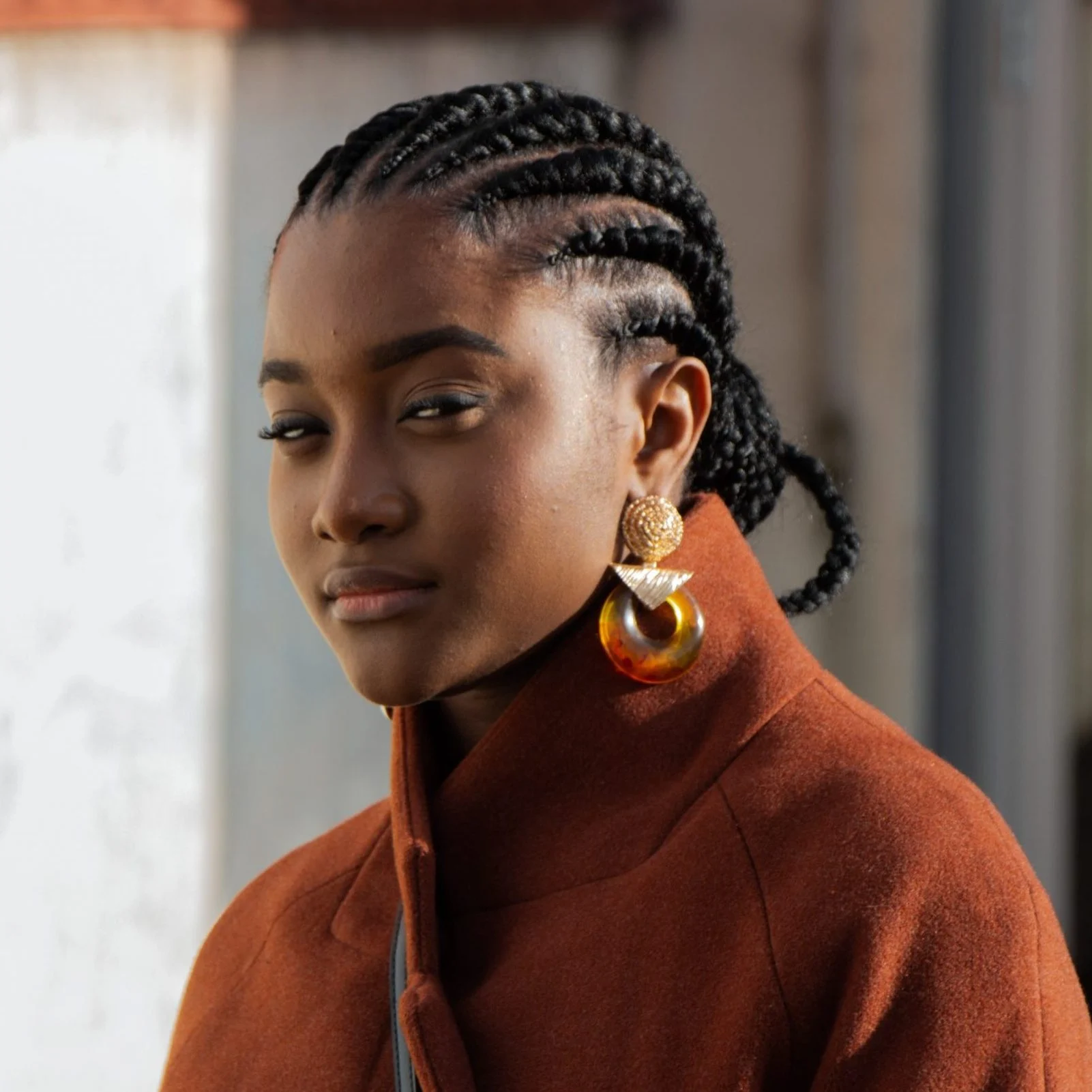 Natural Afro hair styling