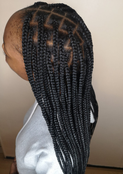 Knotless Box Braids Afroye Book London Mobile Afro Hair Stylist Black Salon Braider Near Me