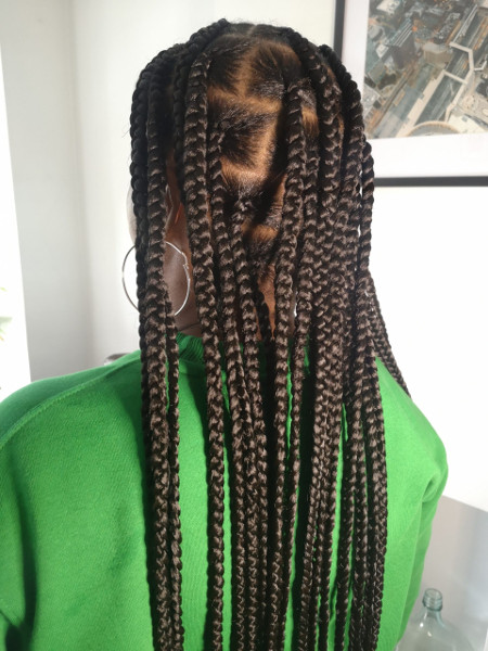 Knotless Box Braids Afroye Book London Mobile Afro Hairstylist Black Hair Salon Braider Near Me