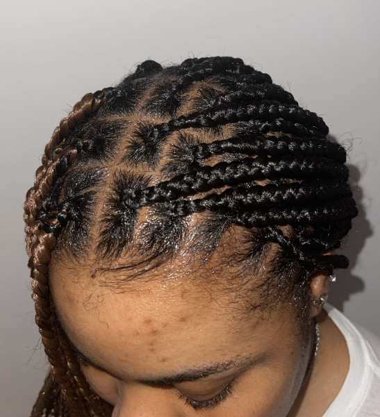 Knotless Box Braids SlayedbyEd Book London Afro Hairdresser Hair Stylist Salon Braider Near Me FroHub