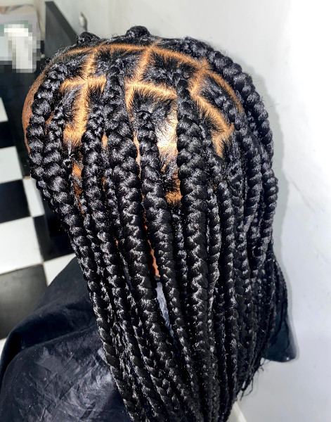 Knotless Box Braids SlayedbyEd Book London Afro Hairdresser Braider Near Me FroHub