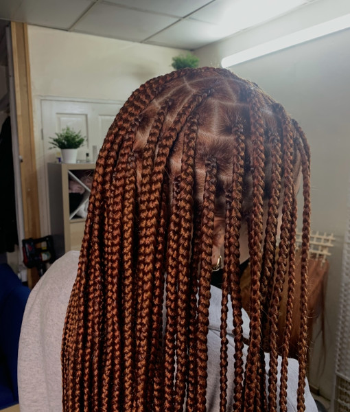 Knotless Braids TheBraidTechnician Book London Mobile Afro Hairdresser Black Hair Salon Braider Near Me FroHub