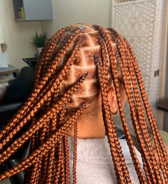 Knotless Braids TheBraidTechnician Book London Mobile Afro Hairstylist Black Hair Salon Braider Near Me FroHub