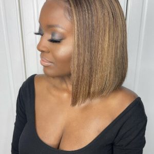 Light Brown Highlights Lace Frontal Wig Weave Maker Symmetry Beauty Book Black Afro London Hairstylist FroHub