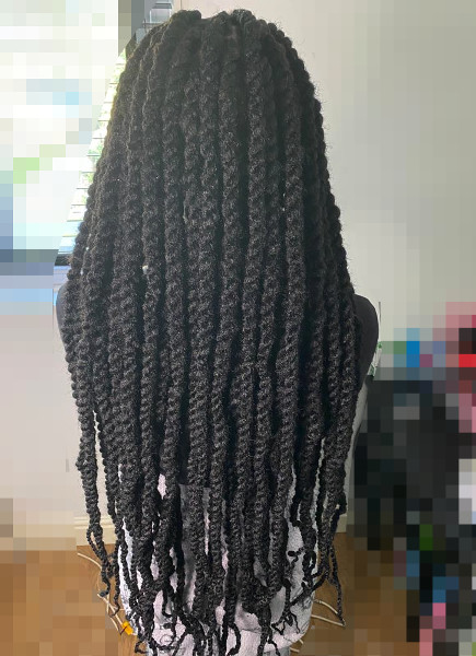 Marley Senegalese Rope Twists Book Black Mobile London Essex Hairstylist Near Me Lovely Braids UK FroHub
