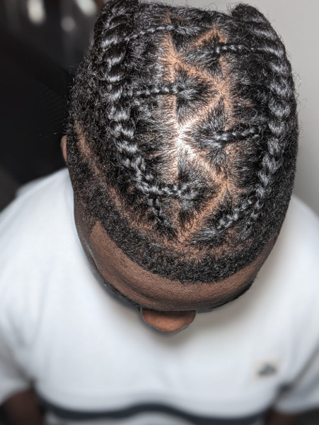 Mens Stitch Braids Cornrows Itoju Book Black Afro London Mobile Barber Hair Salon FroHub