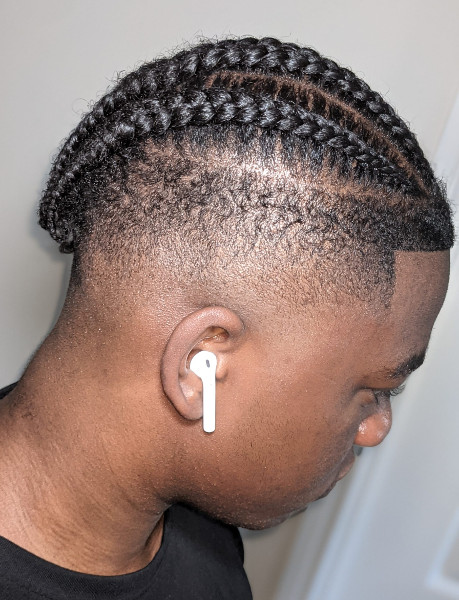 Mens Stitch Braids Cornrows Itoju Book Black Afro London Mobile Barber Hairdresser FroHub