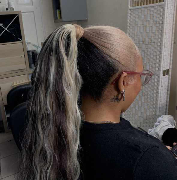 Ponytail Weave TheBraidTechnician Book London Mobile Afro Hairdresser Black Hair Salon Braider Near Me FroHub