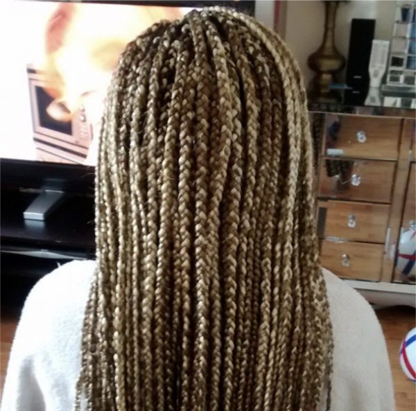 Small Box Braids Blonde Crown Royale Book London Mobile Afro Hairdresser Braider Near Me FroHub