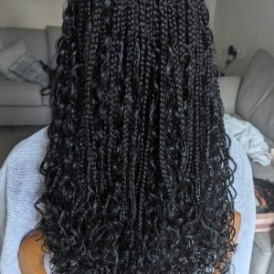 Small Goddess Braids Crown Royale Book London Mobile Afro Hairdresser Braider Near Me FroHub