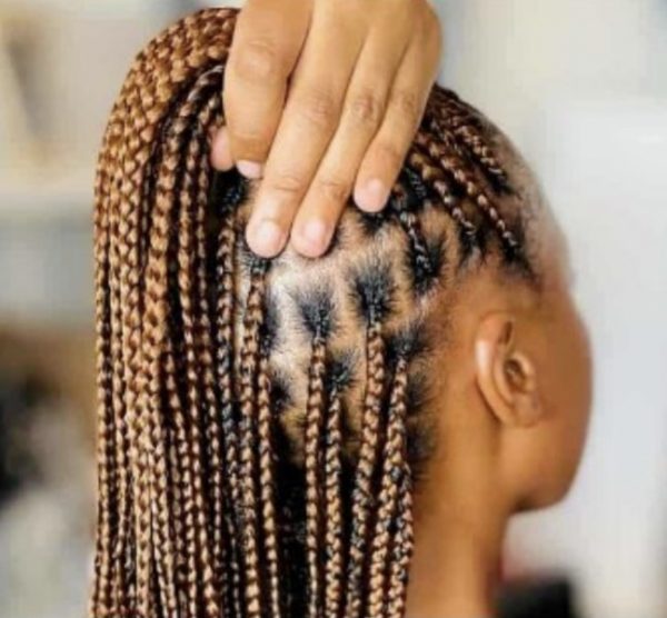 Small Knotless Braids Mid Back Length Crown Royale Book London Mobile Afro Hair Salon Braider Near Me FroHub