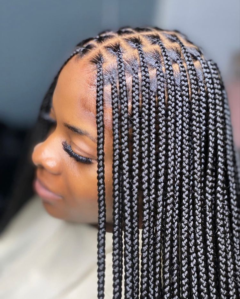 60 Trending Knotless Braid Hairstyles for Black Women 2024