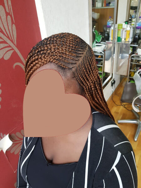 3 Steps Ghana Feed In Cornrow Braids Mid Back Length Luemas Book London Afro Hair Salon Braider FroHub