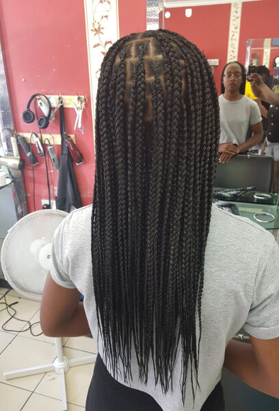 Knotless Box Braids - North London UK Afro Hairdresser Salon | FroHub