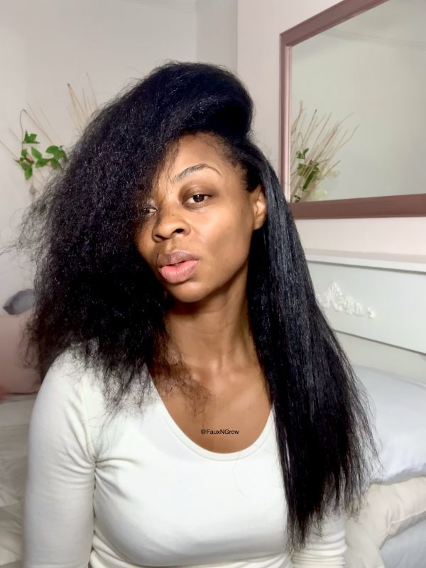 FroHub black afro Natural Haircare Fryzjer długie włosy