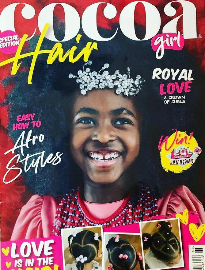 FroHub Empower Black Afro Natural Hair Kids Children Books Cocoa Girl Magazine
