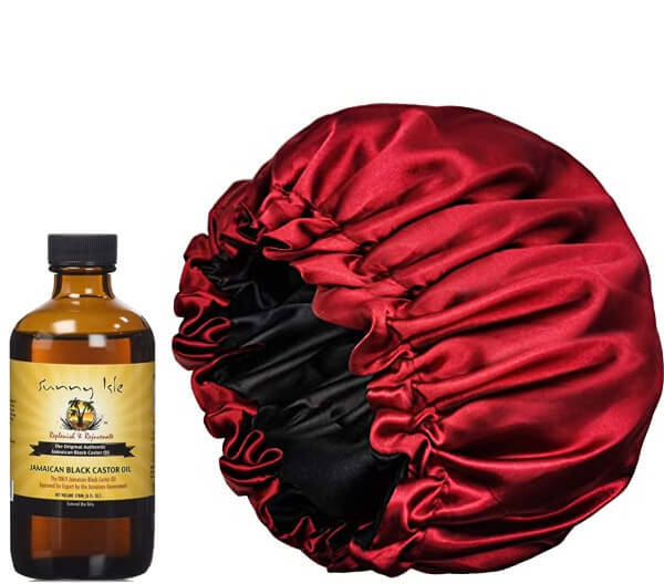 How to grow regrow my edges hair jamaican black castor oil silk satin bonnet FroHub