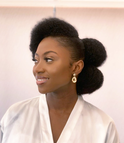 Afro Bridal Wedding Hairdresser Book London UK Black Natural Hair Stylist Near Me Symmetry Beauty FroHub