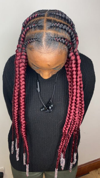 Feed In Braids Cornrows Stitch Creativhairstyles Book Black Afro London Hairstylist Braider FroHub