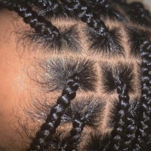 Knotless Box Braids Small Waist Length Jojosbraids Book London Afro Hairstylist Braider Appointment FroHub