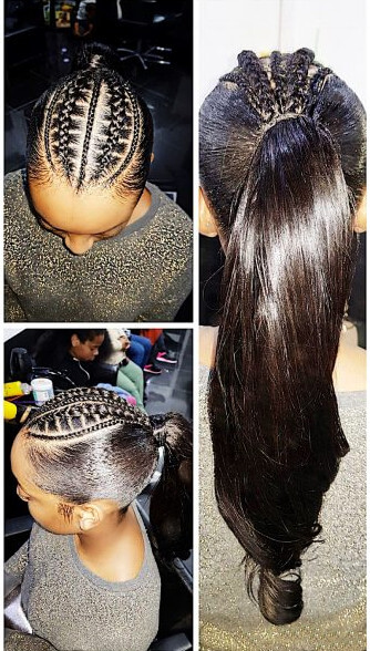 Sleek Ponytail Weave Wig Maker Creativhairstyles Book Black Afro Hair salon FroHub