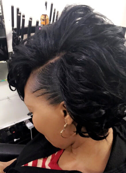 Weave Wig Short Pixie Leave Out Hair Creativehairstyles Book Black Afro London Hairstylist Hairdresser FroHub