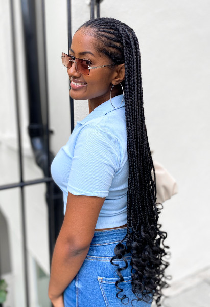 Fulani Braids – Waist Length