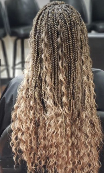 what hair can I buy to change my knotless braids to goddess braids